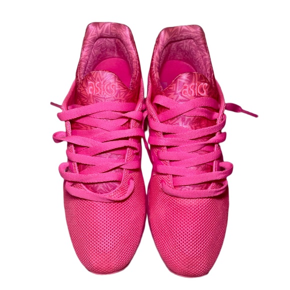 Asics Gel Kayano Running Shoes Neon Pink Trainers - Picture 8 of 8